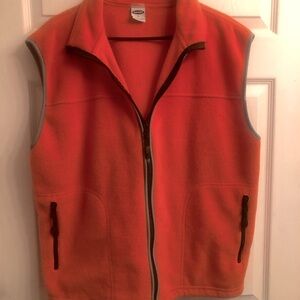Old Navy, Bright Orange womens  2XL fleece vest.